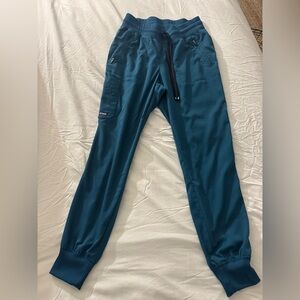 Grey's Anatomy Teal Nursing Scrub Pants - Small